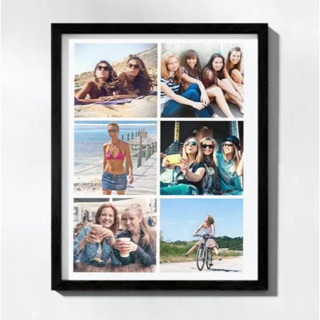 Fotografía enmarcada A4